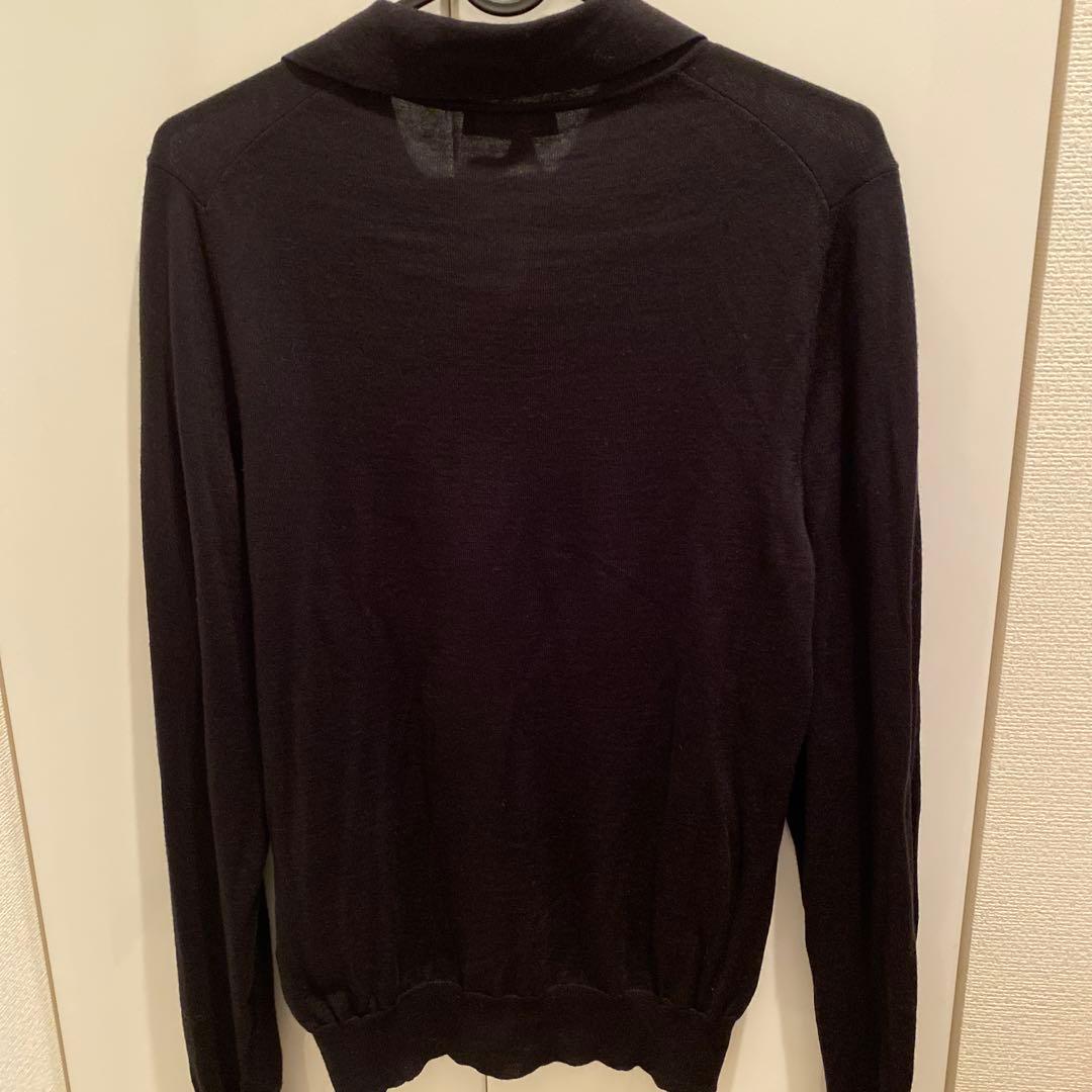 prada archive ニットポロ 黒