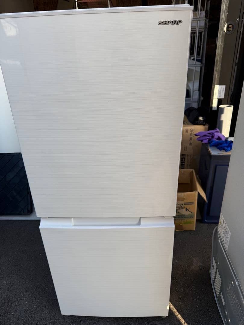 Lin thin　SHARP 冷蔵庫 SJ-D15G-W 152L