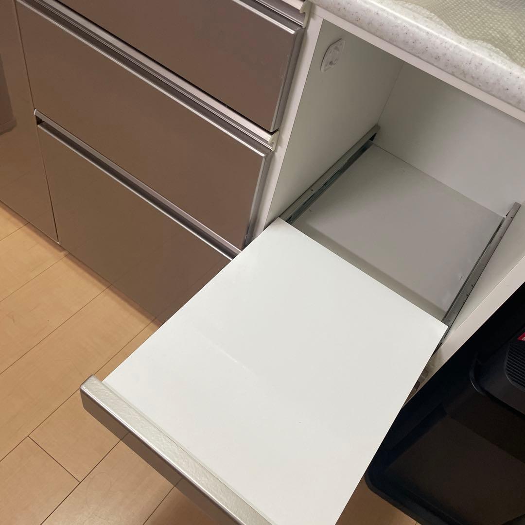 売約済【美品】ニトリ キッチンカウンター アルミナ2 幅120cm ホワイト