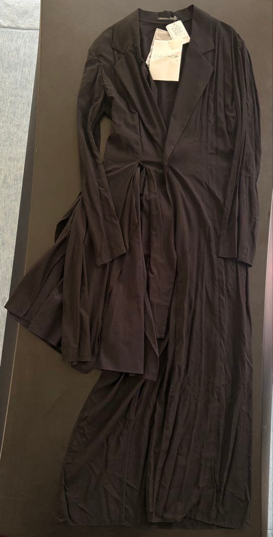 Yohji Yamamotoアシンメトリー ロングジャケット　新品未使用タグ付