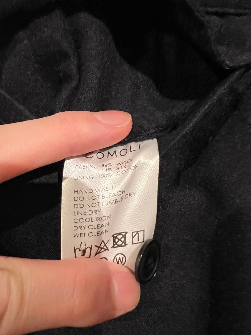 ★年始SALE★【美品】COMOLI 20AW ウールシルクセットアップ