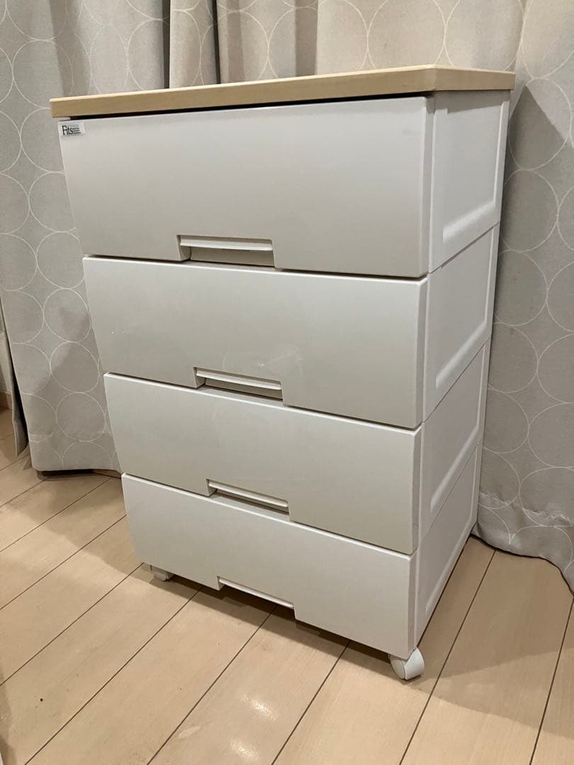 Fits プラスチックチェスト F5504 4段 幅55cm