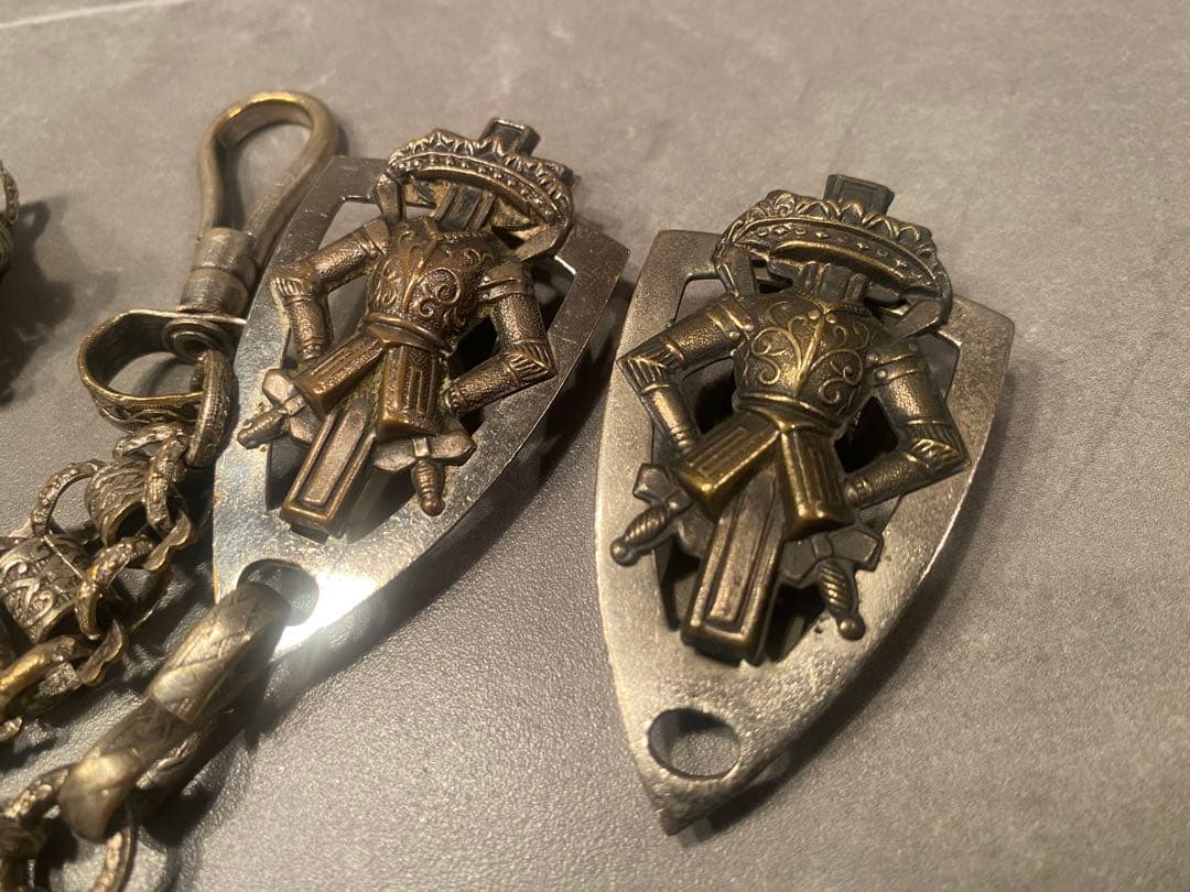 1900年 フリーメイソン テンプル騎士団 ソードチェーン ロング スペア付き