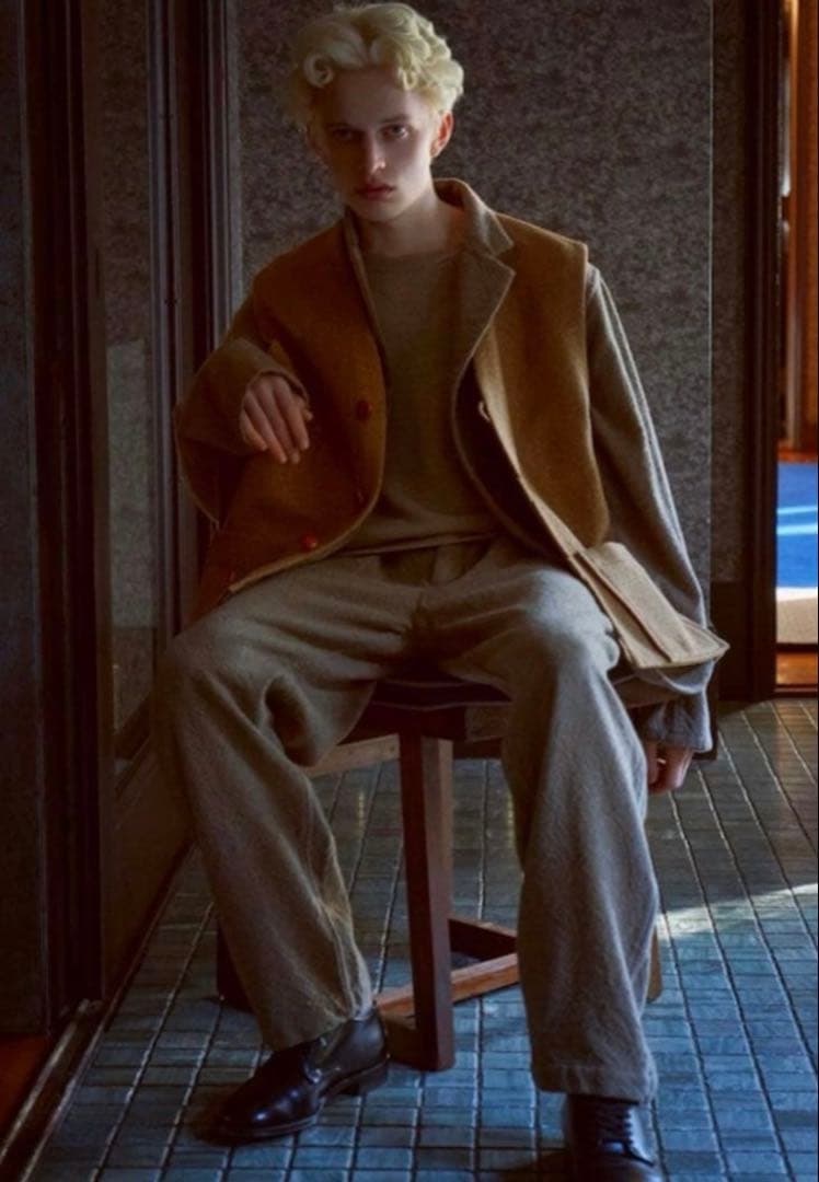 トップス 25AW HERILL Cashmere Linen Chimayo Vest