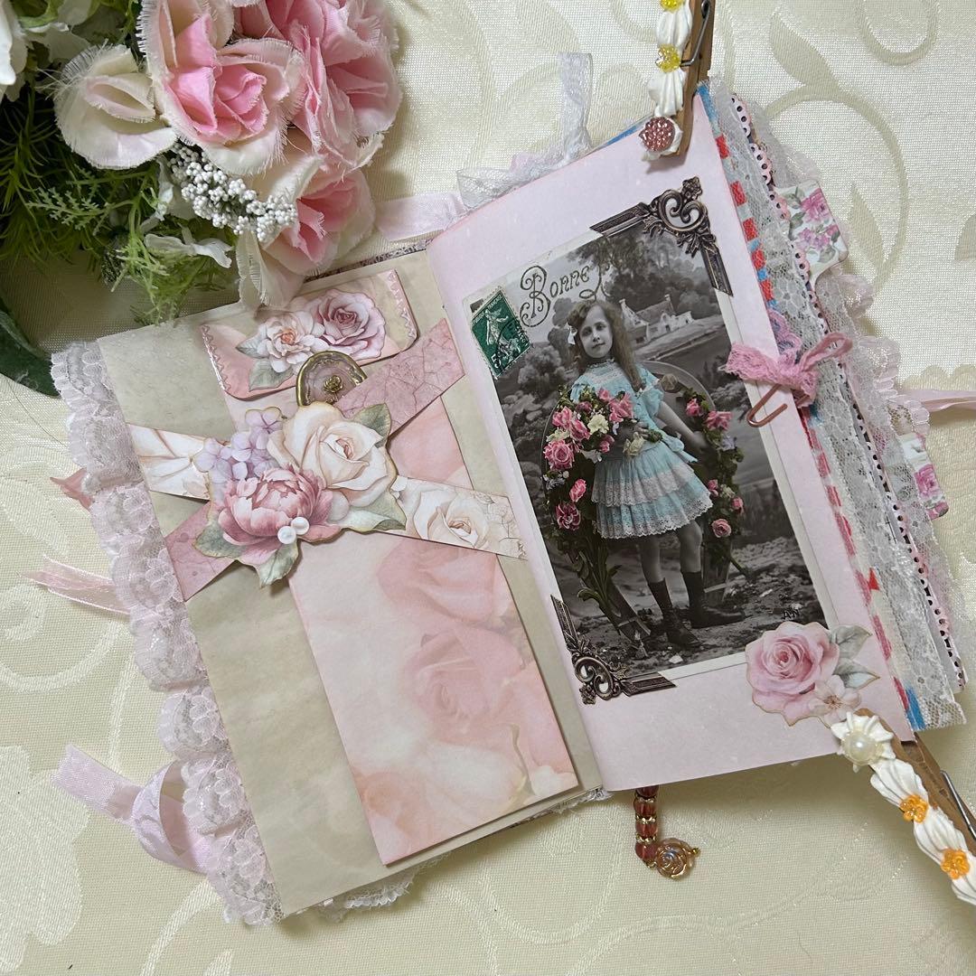 薔薇とレースのジャンクジャーナル・雑記帳　My Family♡