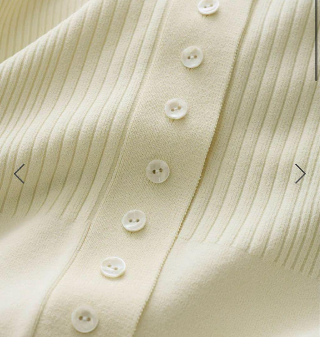 本日終了ボタンニットポロワンピース　アダムエロペ