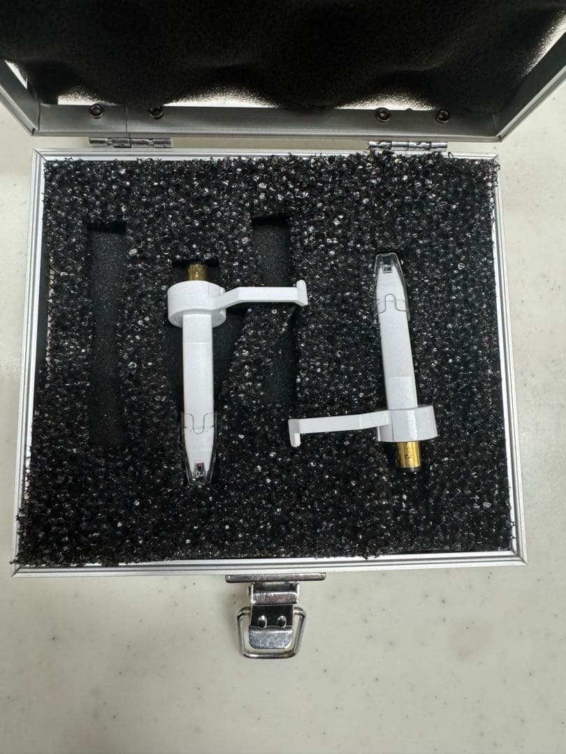 樽屋レコード針 TW-03M 白針 ケース付き2本セット