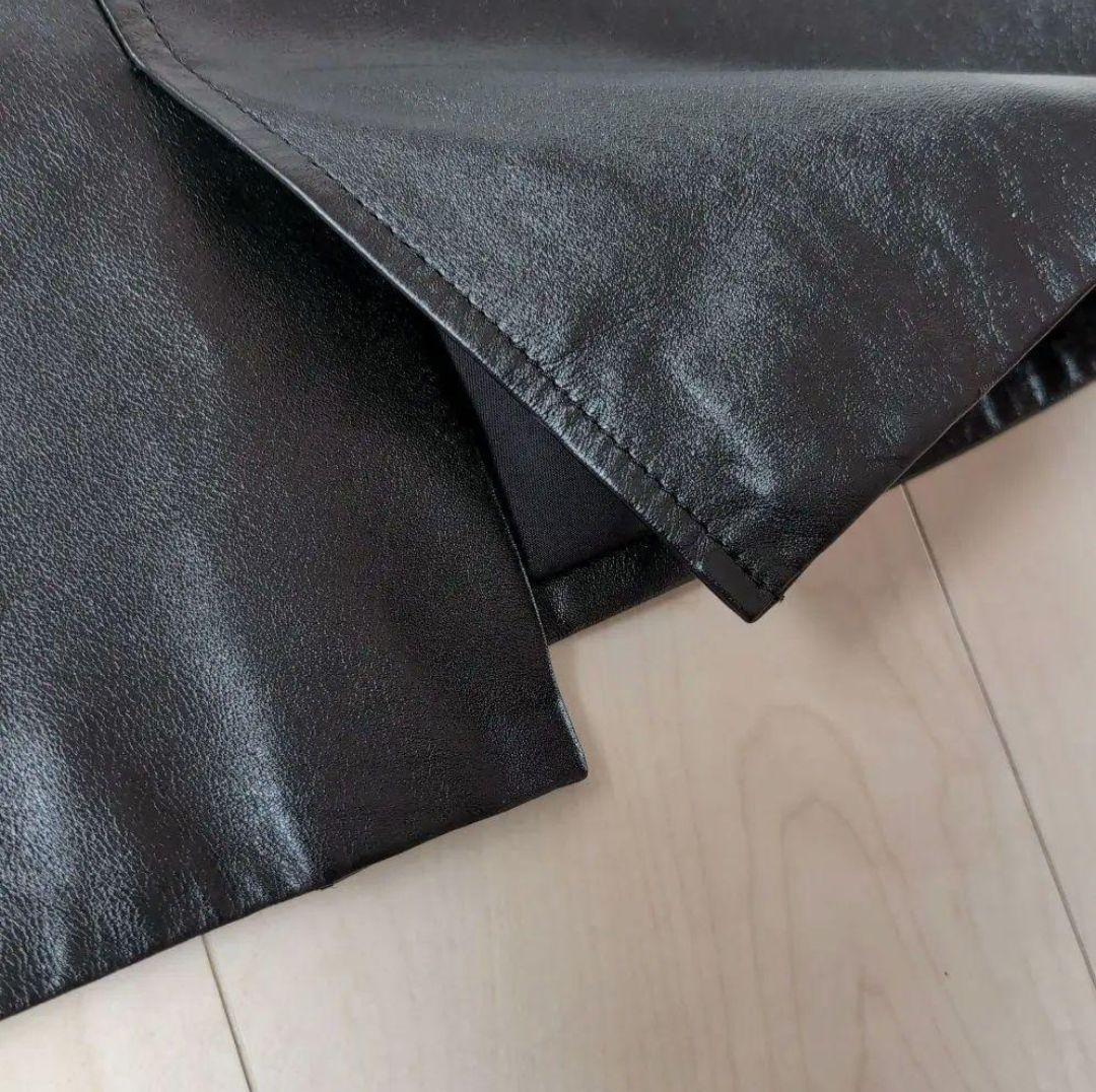 リアルレザースカート