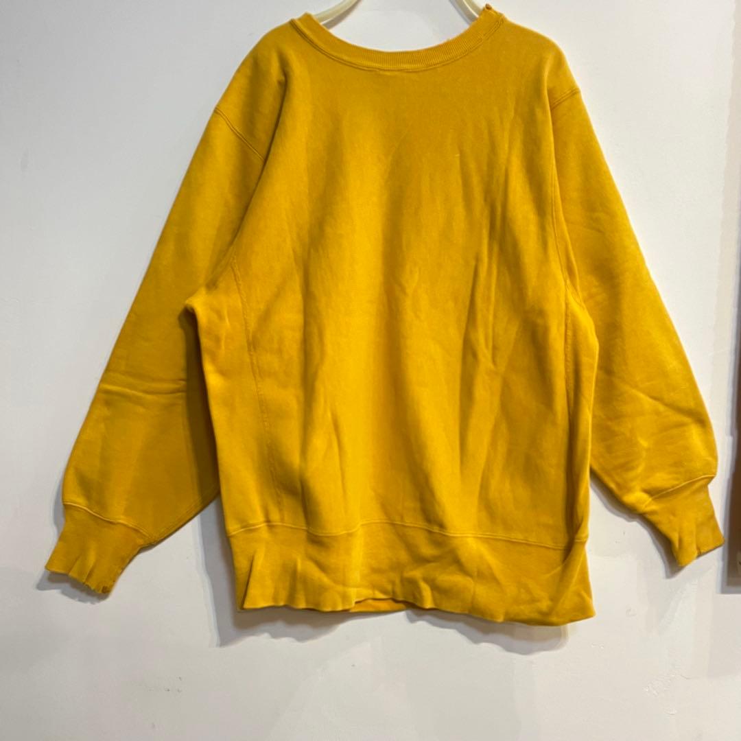 USA製】Champion チャンピオン リバースウィーブ　黄 90's