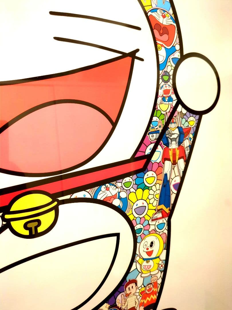 村上隆×藤子·F不二雄コラボドラえもんポスター『ドラえもんえいえいおー!』