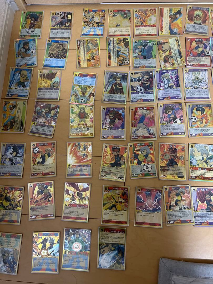 希少 イナズマイレブン トレーディングカード イナズマレア76枚 スリーブ美品