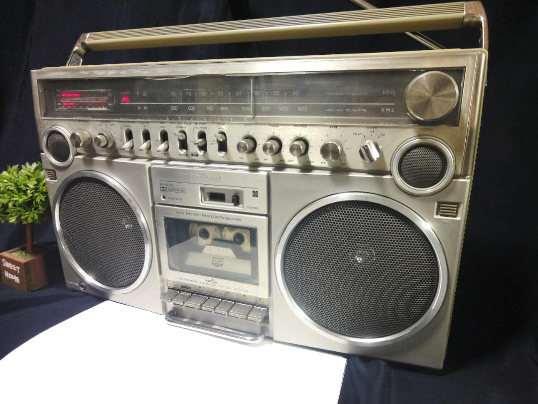 ♪昭和銘機 整備ラジカセ National Disco MAC　RX-5500