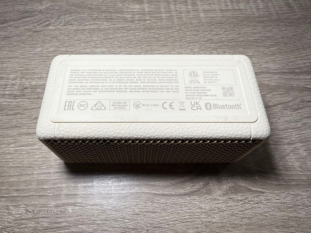 Marshall EMBERTON II ホワイトカラー