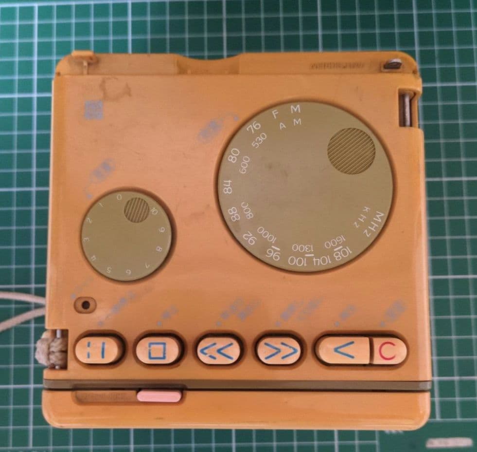 ☆昭和レトロレア色☆ナショナルラジカセ　コロカセ RX-90　Nat動作品