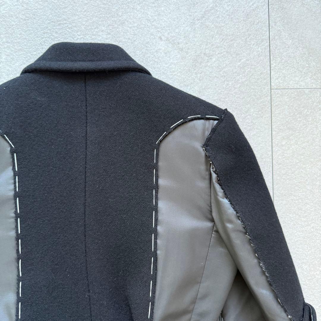 MaisonMargiela メイソンマルジェラ ウールコート 36 ブラック