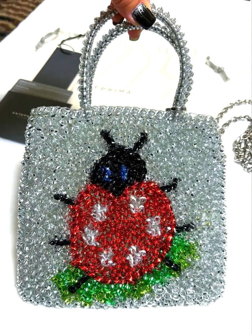 未使用　ANTEPRIMA×FEILER ミニアトゥーラ　ハイジ　てんとう虫