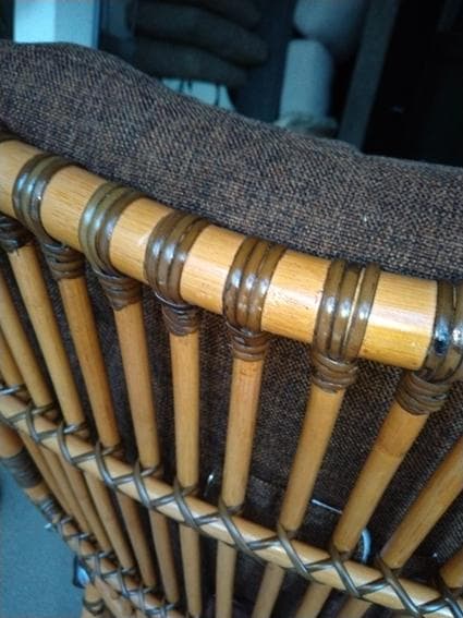 し*ら様 【アウトレット】【傷物】 カザマ 　ノーバ　ハイバックチェア　ラタン家