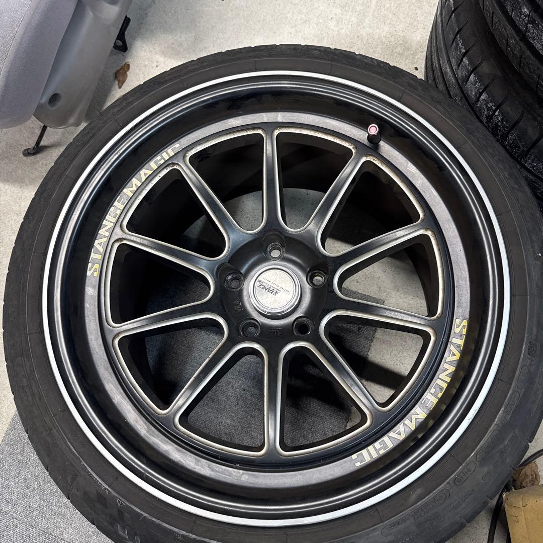 スタンスマジック 2本　18インチ 10.5J 255/40R18 114.3