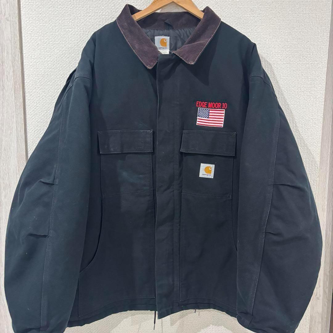 【大きいサイズ】カーハート トラディショナルジャケット 黒