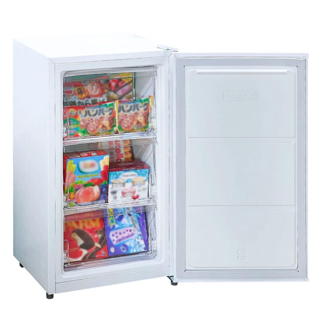 【新品】冷凍庫 60L 大容量 スリム 小型 省エネ サブ冷凍庫 直冷式 2台目