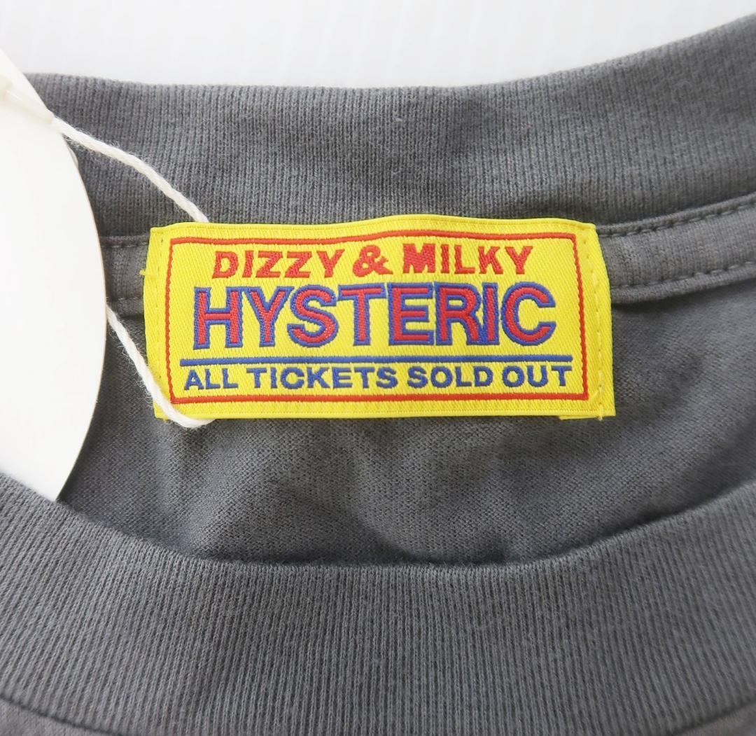 極美品 ヒステリックグラマー LIGHT MY FIRE Tシャツ チャコール