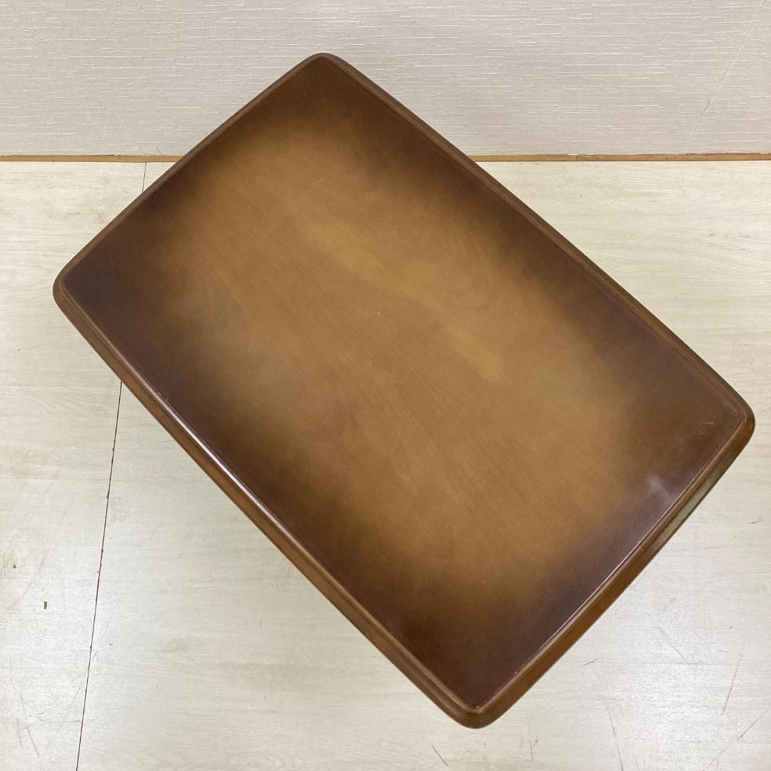 【オールドカリモク】コロニアル　サイドテーブル　リビングテーブル　昭和レトロ