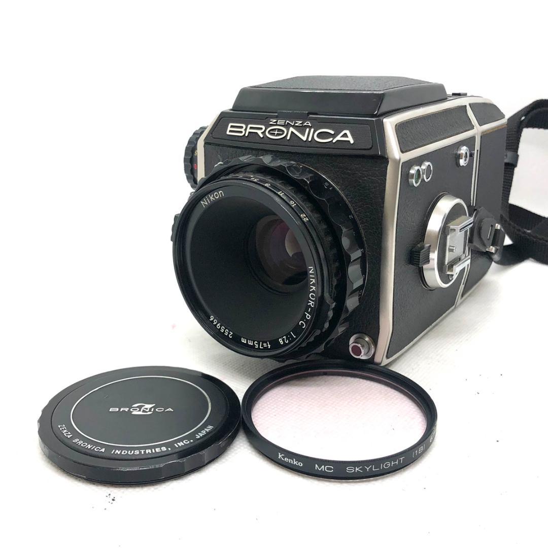 【C6977】BRONICA EC + NIKKOR-P C 75mm 2.8