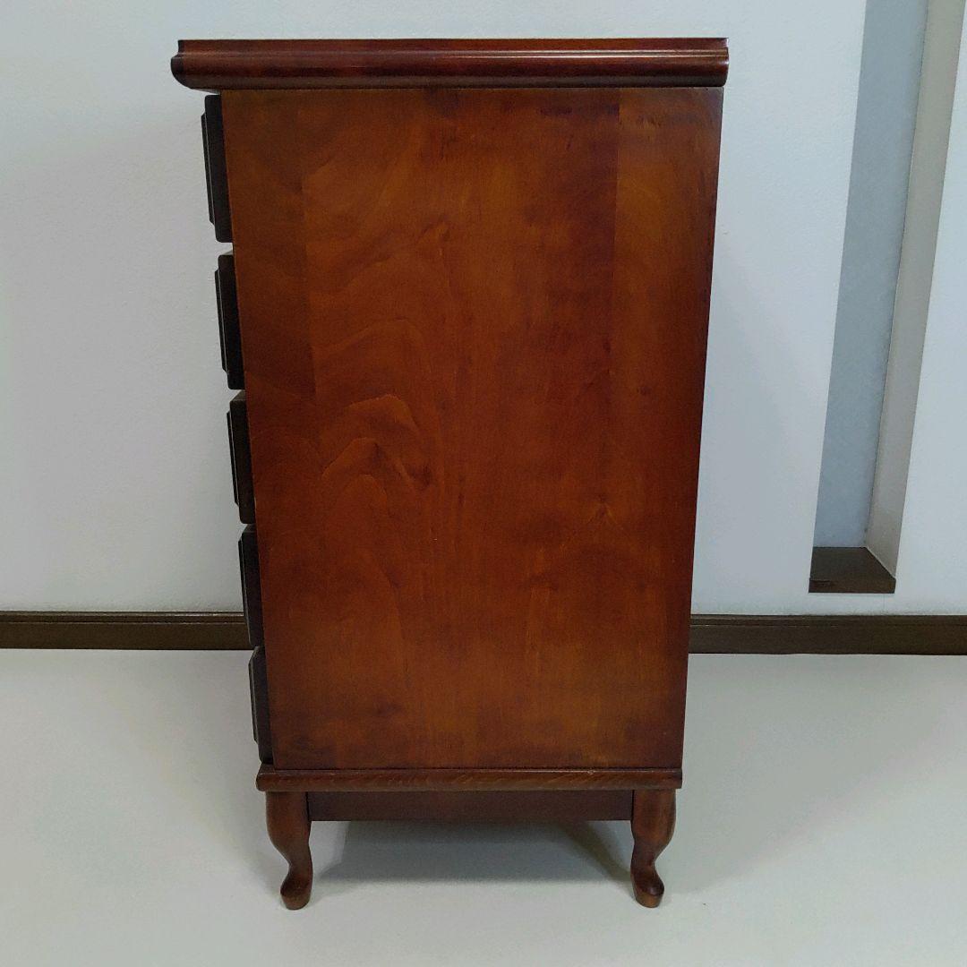 北海道 旭川家具 長谷川家具 hasegawa 民芸 チェスト 5段 送料無料