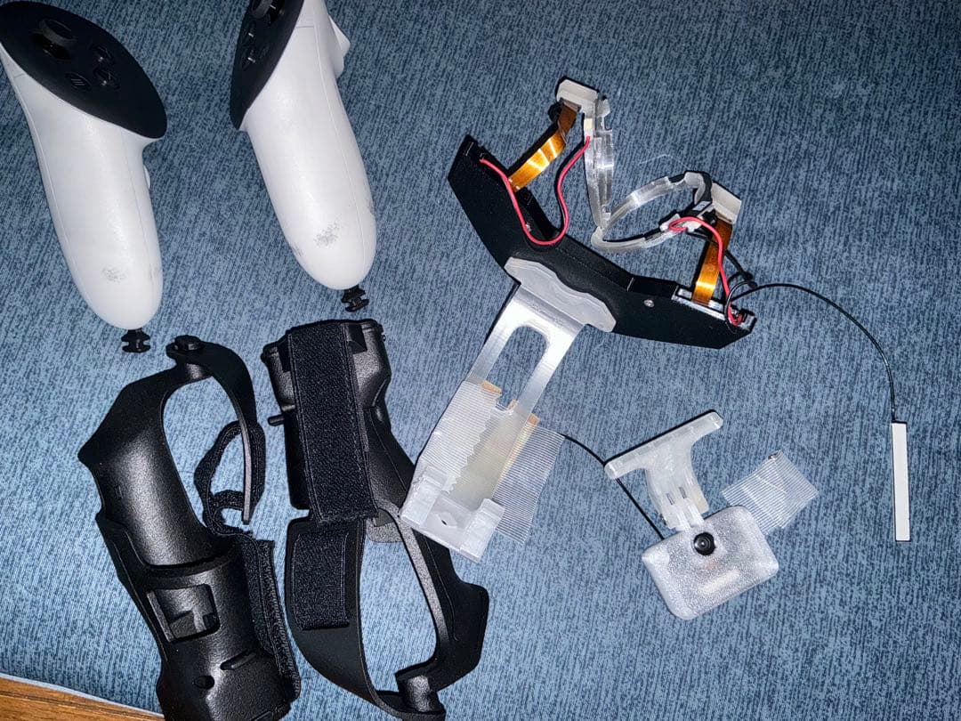 22まで早割 quest3 指トラ&アイトラッキング&フェイストラッキングツール