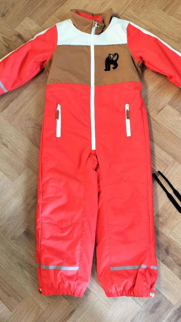 【美品】mini rodini オーバーオール　スノーウェア　116
