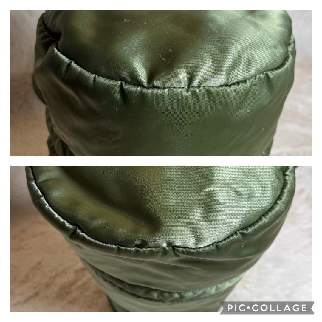 美品　PORTER　ポーター　タンカー　ダッフル　ドラムバッグ　セージグリーン