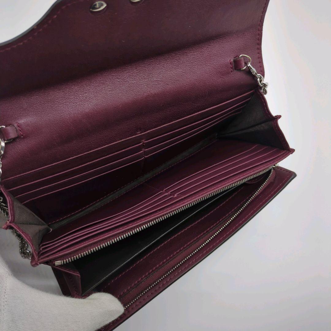 【入手困難・箱付き】グッチ☆チェーンウォレット 長財布 パイソン L字ジップ