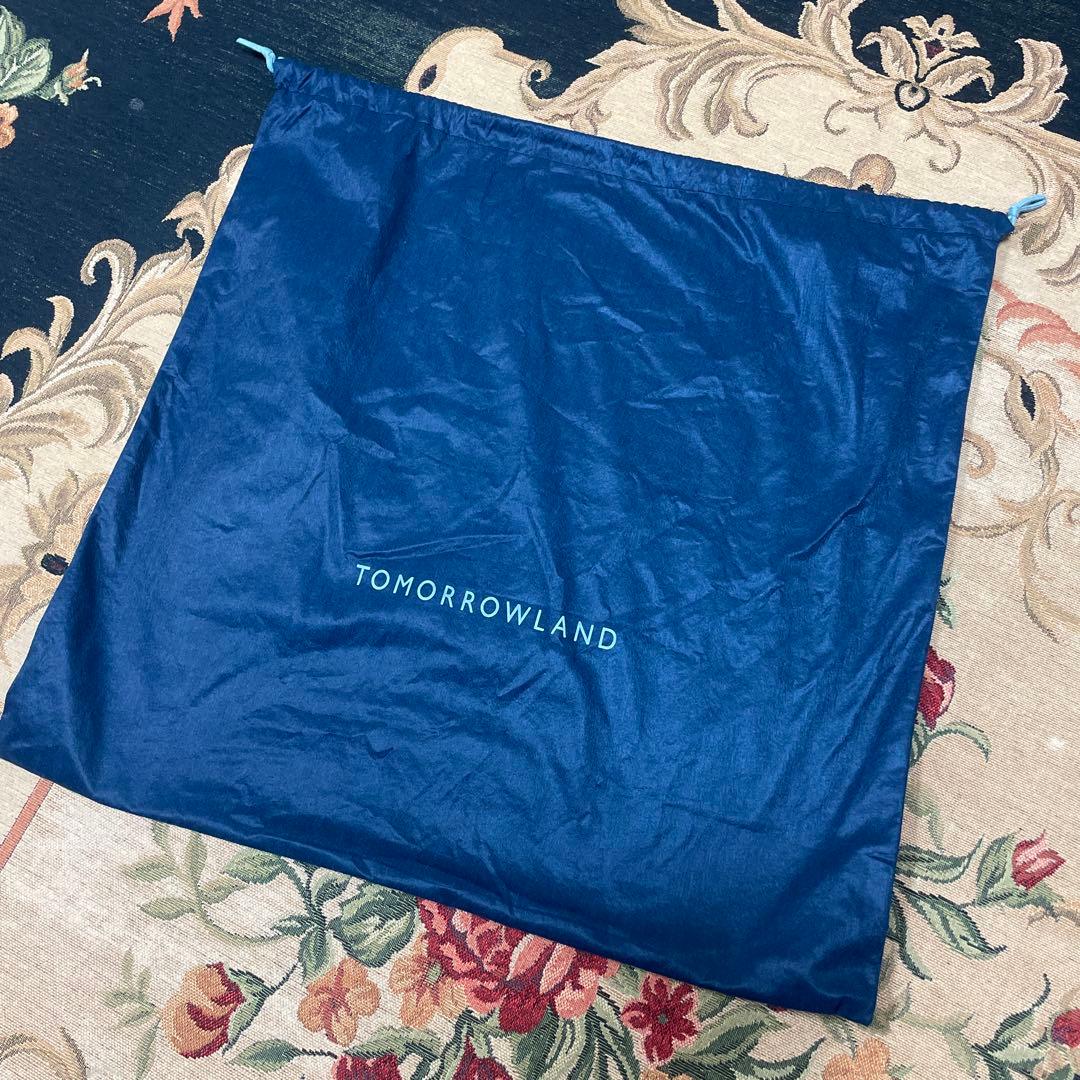 美品　BACCA TOMORROWLAND ケープ　マント　霜降りグレー