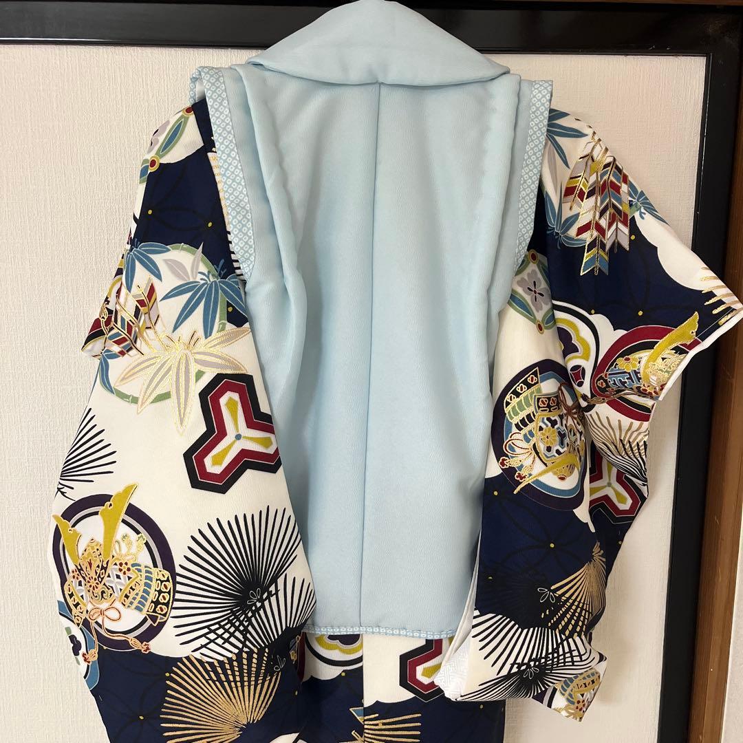 七五三　3歳　男の子　被布　着物　フルセット