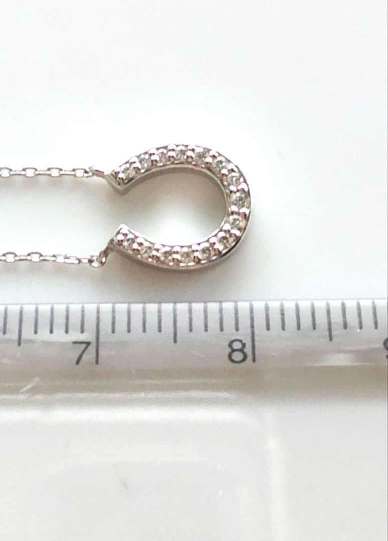 Vendome Aoyama　pt950　ホースシューネックレス 定価12万