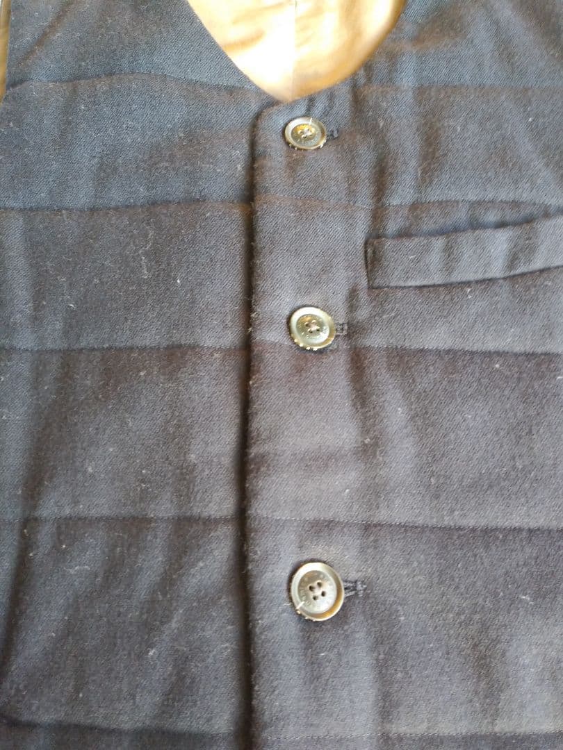 ナナミカ　プリマロフト　ウールベスト　sizeXS　ネイビー　オンオフ着用可