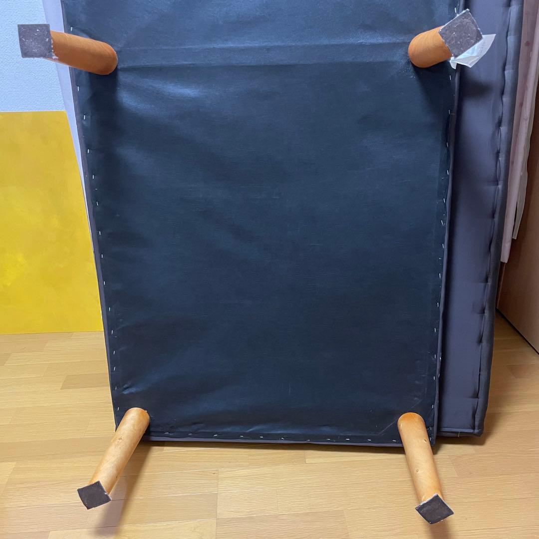 ソファベッド シングルベッド ダークブラウン