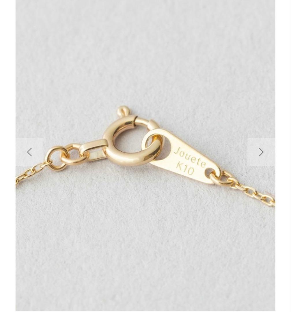 Jouete K10YG ネックレス ダイヤモンド 0.04ct