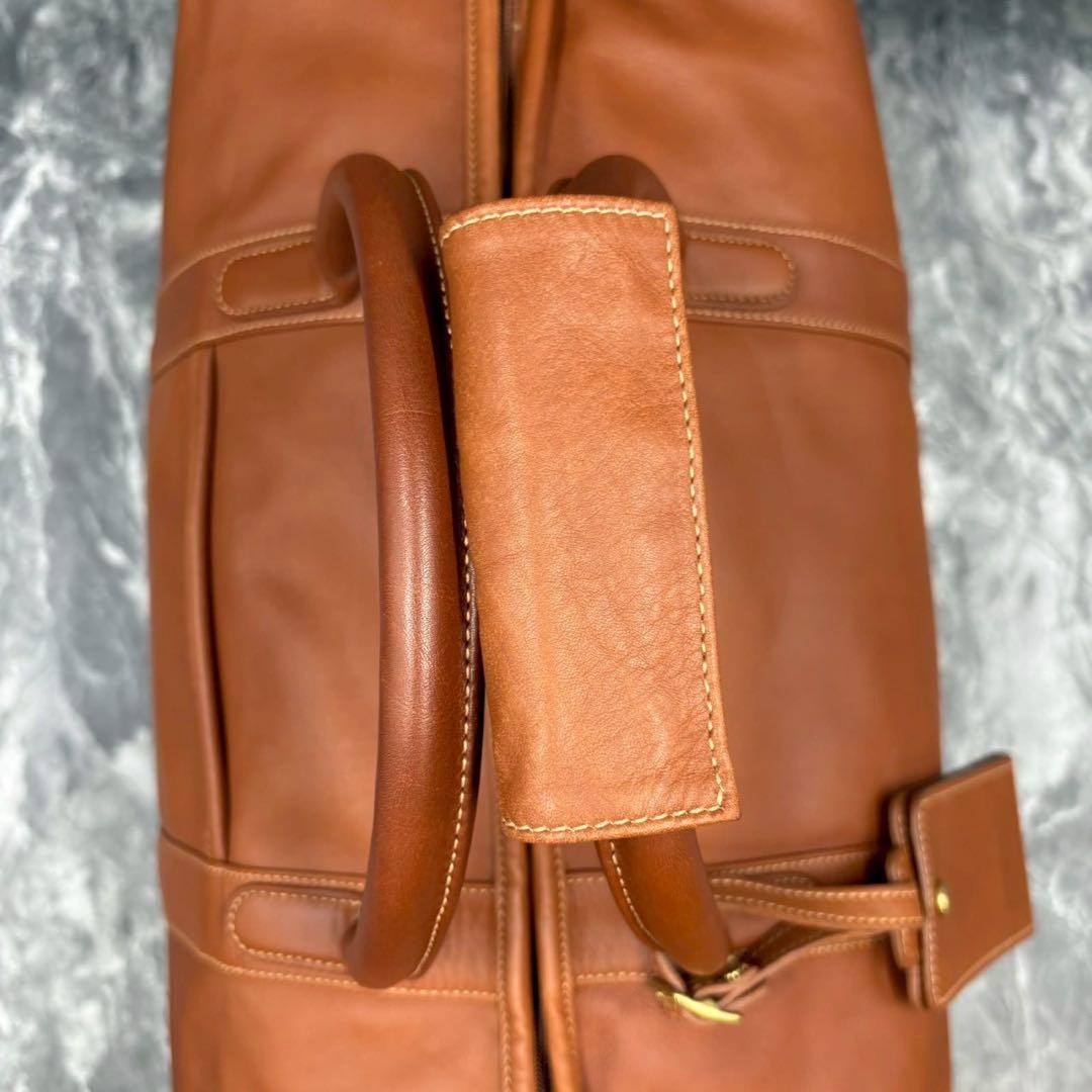 極美品 オールドコーチ レザーボストンバッグ アバロンコラボ 大容量 ブラウン