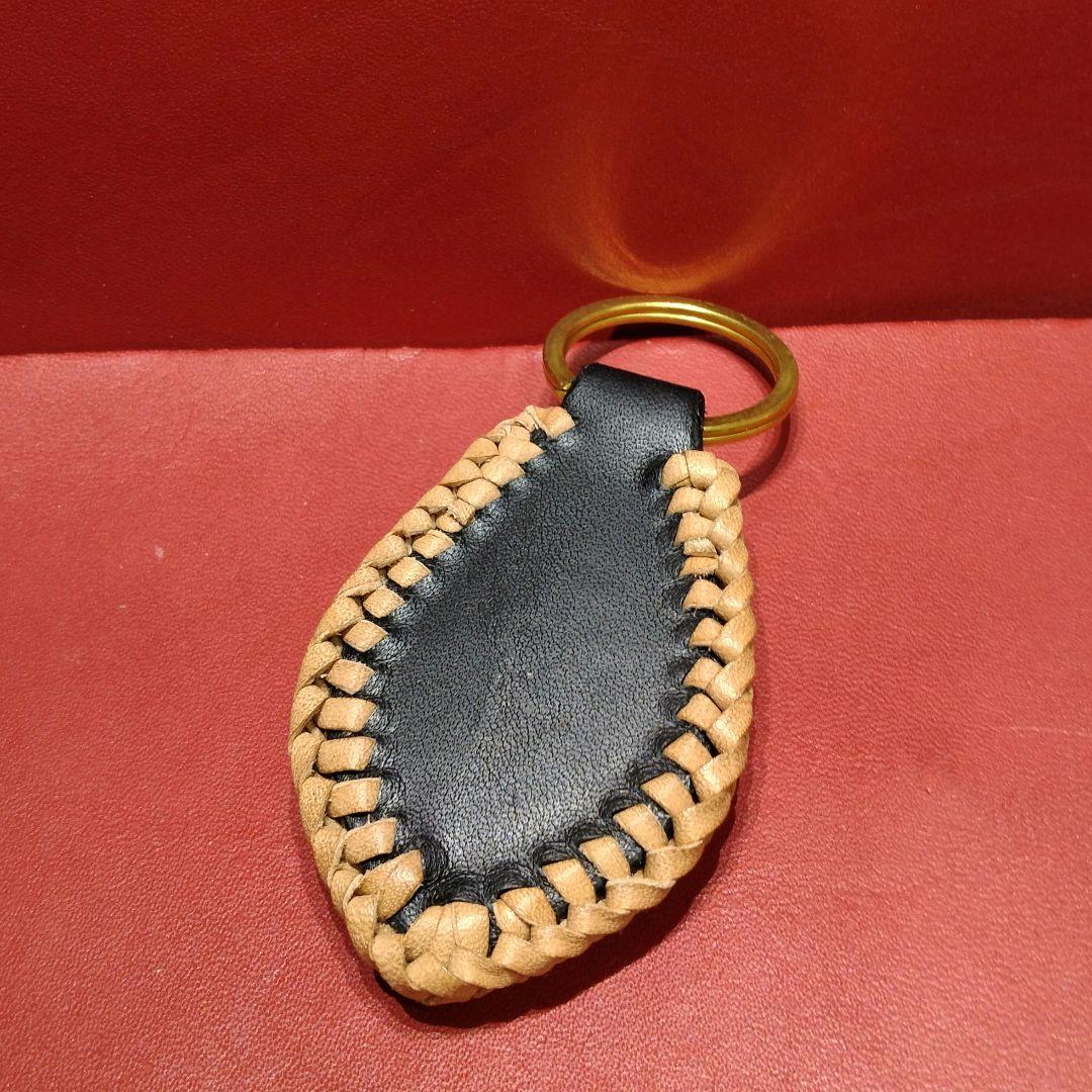 ★Gオリ様★ウォレットロープ＆革編みキーホルダー☆栃木＆ハーマンオークレザー