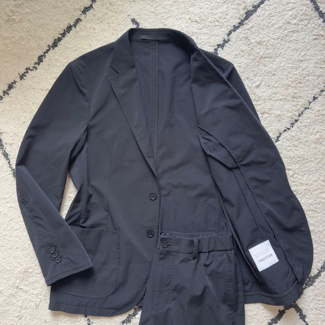 美品　マッキントッシュフィロソフィー　トロッター　スーツ　セットアップ　ネイビー