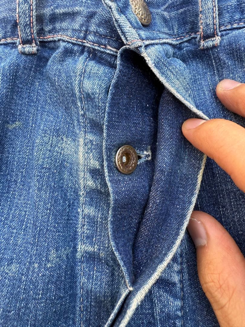 え*す様 40s 大戦 denim painter 月桂樹ボタン