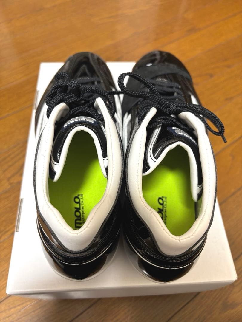 一般非売品ビモロスパイク ブラック/ホワイト スパイクシューズ 28.0 袋付き