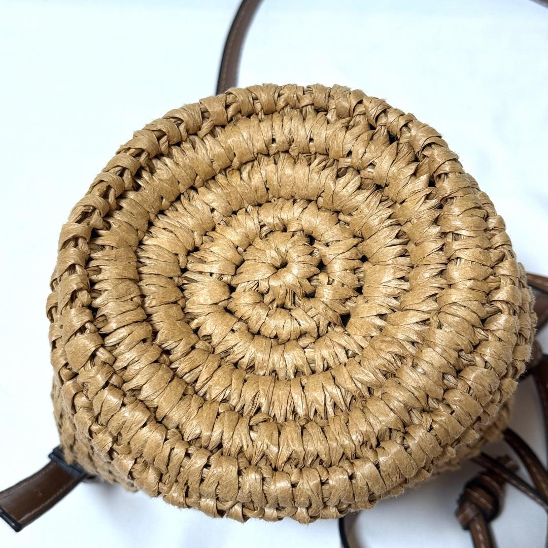 ロエベ ショルダーバッグ ストローバッグ レディース カゴバッグ ラフィア