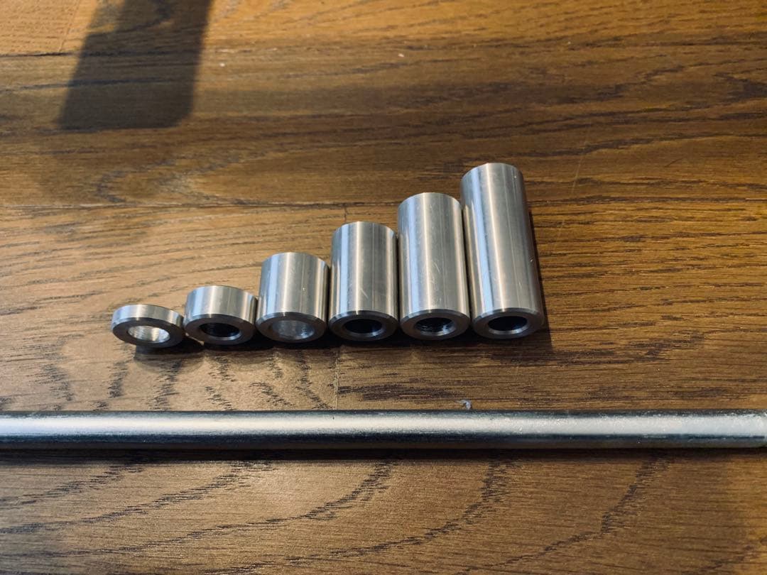 最終出品送込　ズーマー　直吊りフレーム　300mm パーツ多数セットロンホイ太足