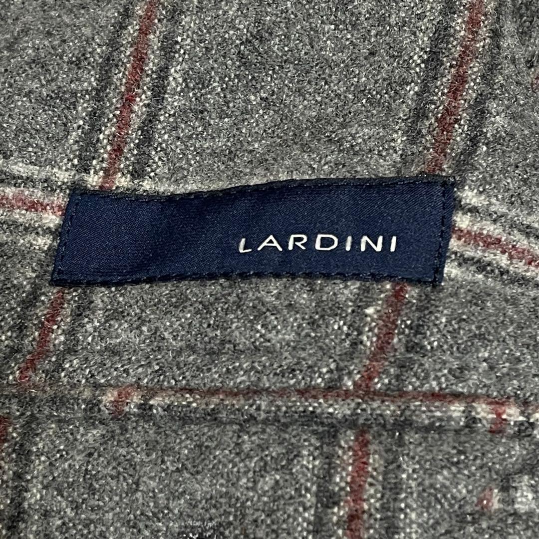 LARDINI ラルディーニ ウールテーラードジャケット チェック 46