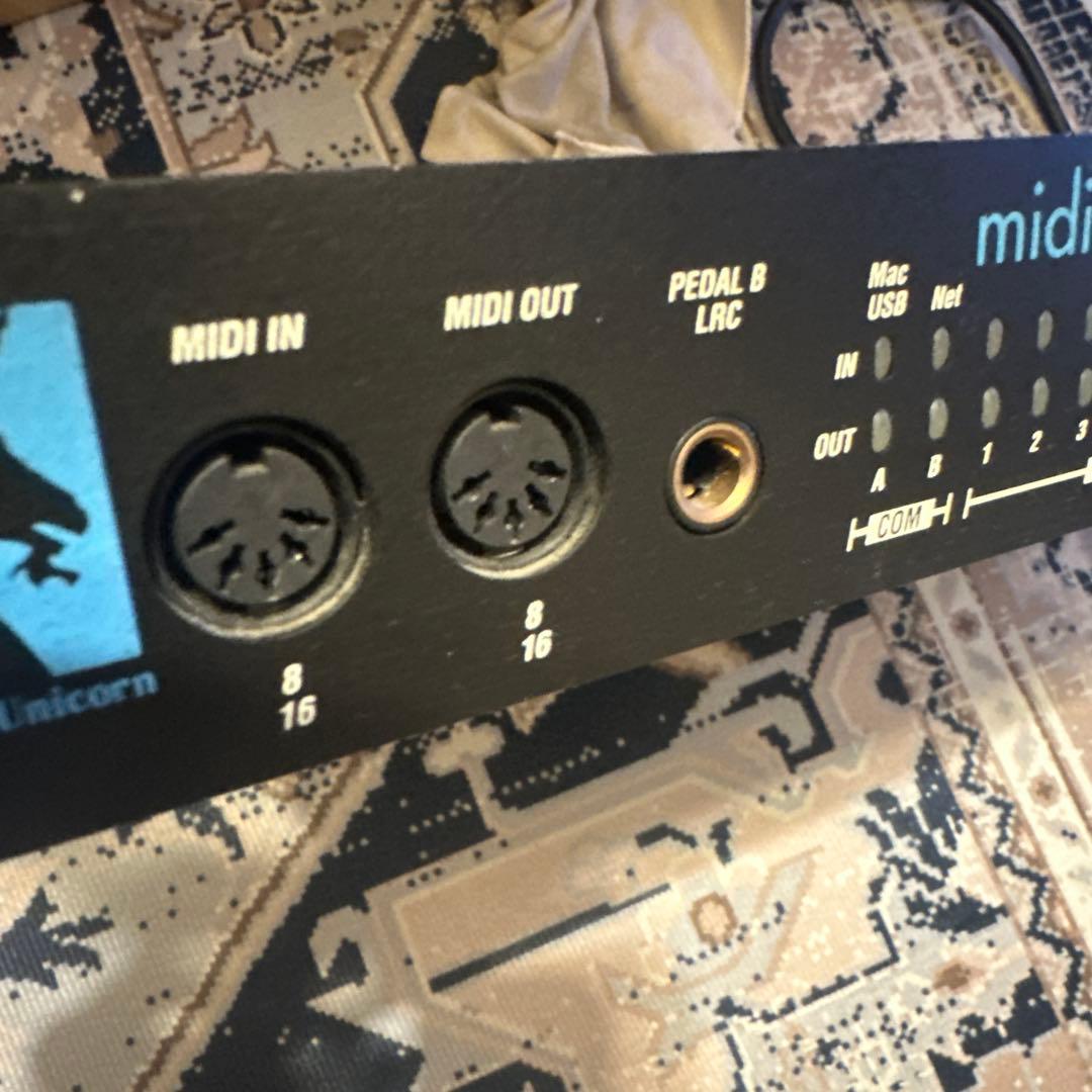 MOTU midi timepiece MTP AV 電源ケーブル 説明書付き