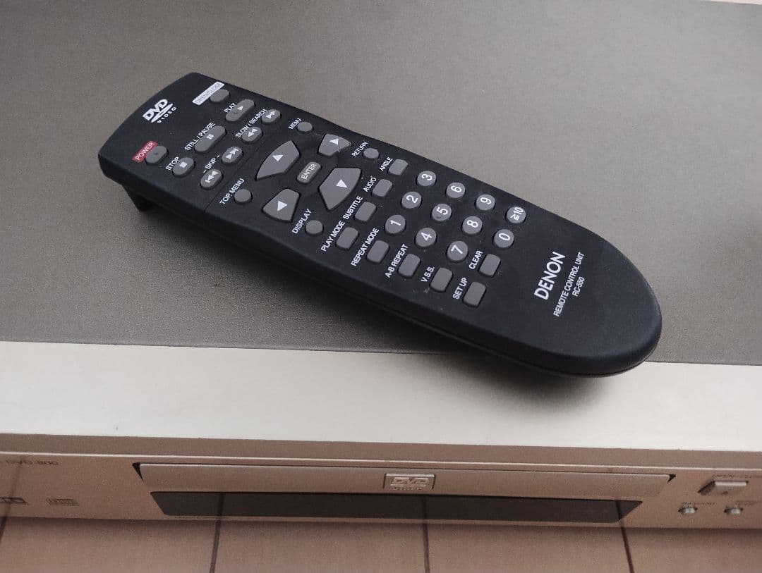 DENON DVDプレイヤー アンプ センタースピーカーセット ジャンク扱いで