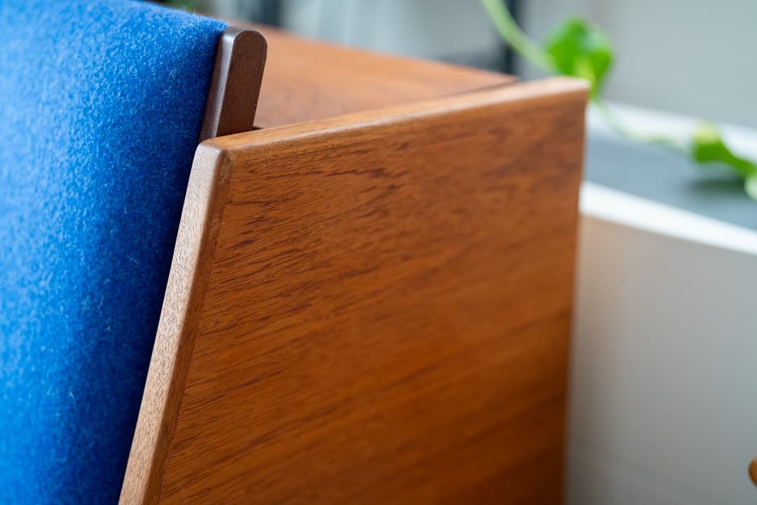 【超希少】Hans J Wegner GE258 デイベッド チーク 丸脚