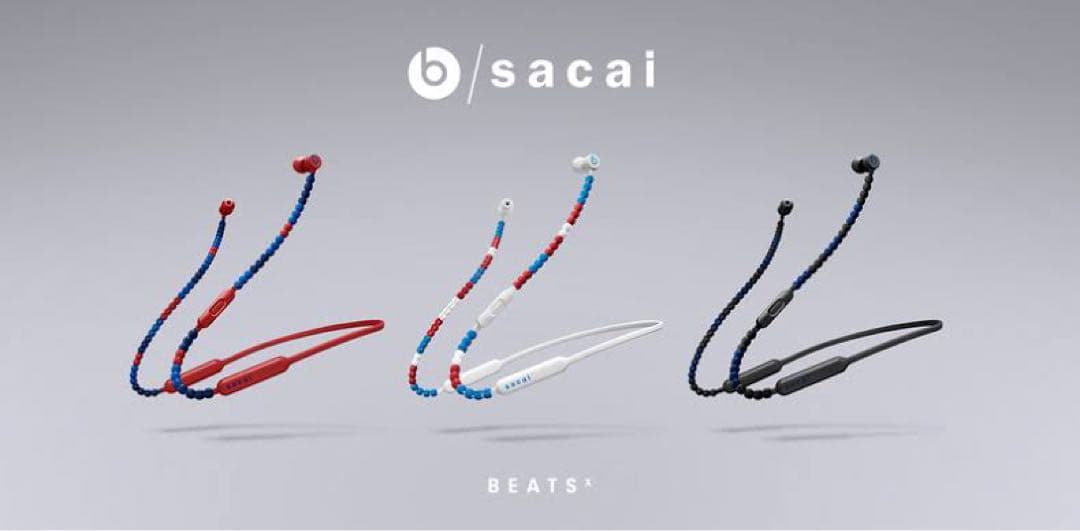 【美品】sacai×beats X ワイヤレスイヤフォン ジャンク